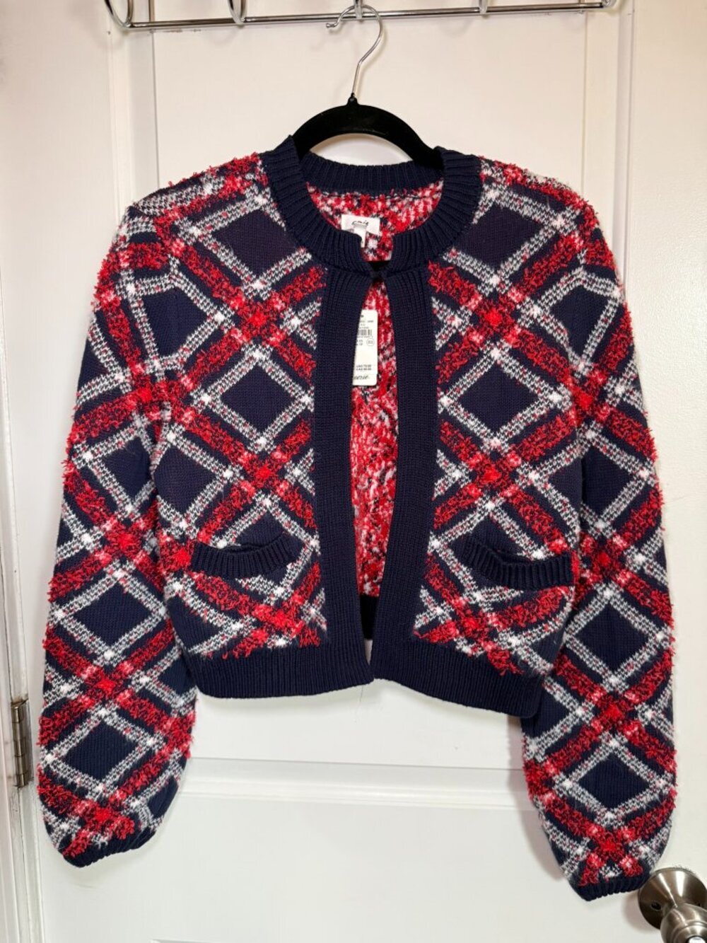 NWT Aerie Fall Holiday Cropped Sweater Jacket Cardigan Christmas